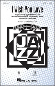 cover I Wish You Love SATB choral sheet music cover